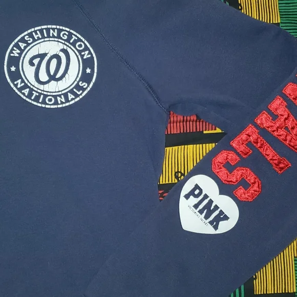 Pink by Victorias Secret Washington Nationals womens hoodie - Picture 2 of 10